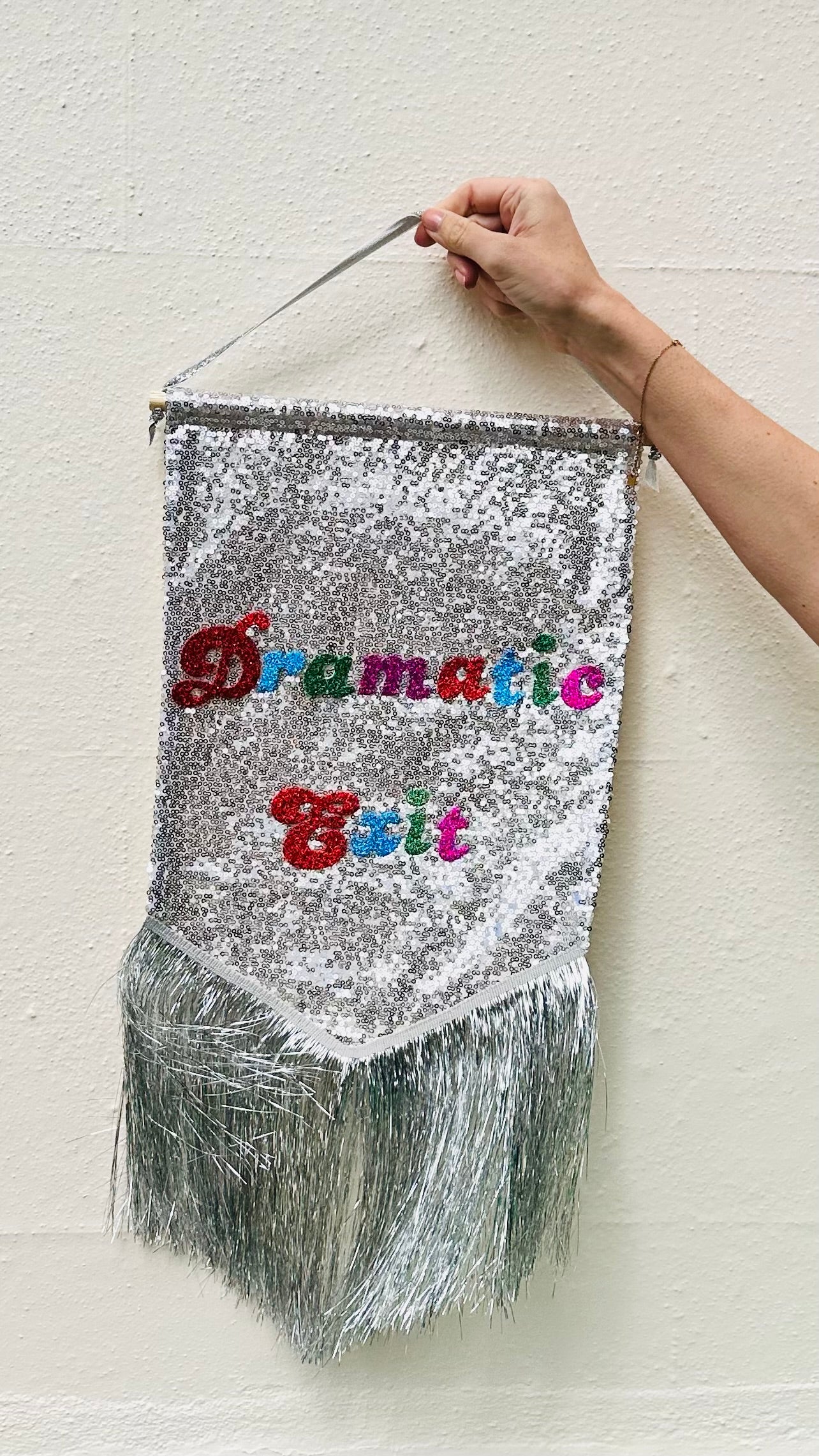 Dramatic Exit Mini Banner - Sample Perfect condition