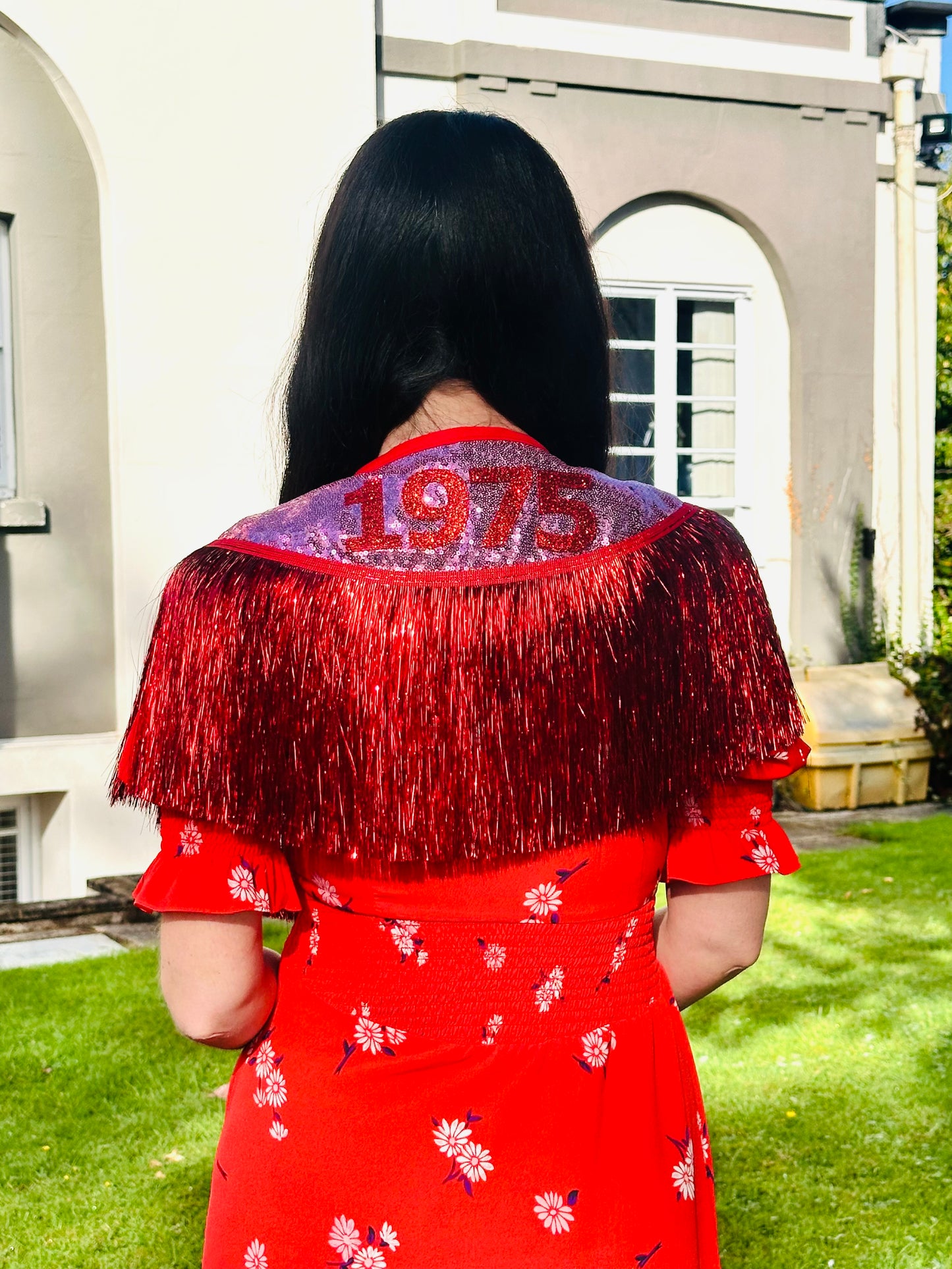 Shortie Cape with Date on the back