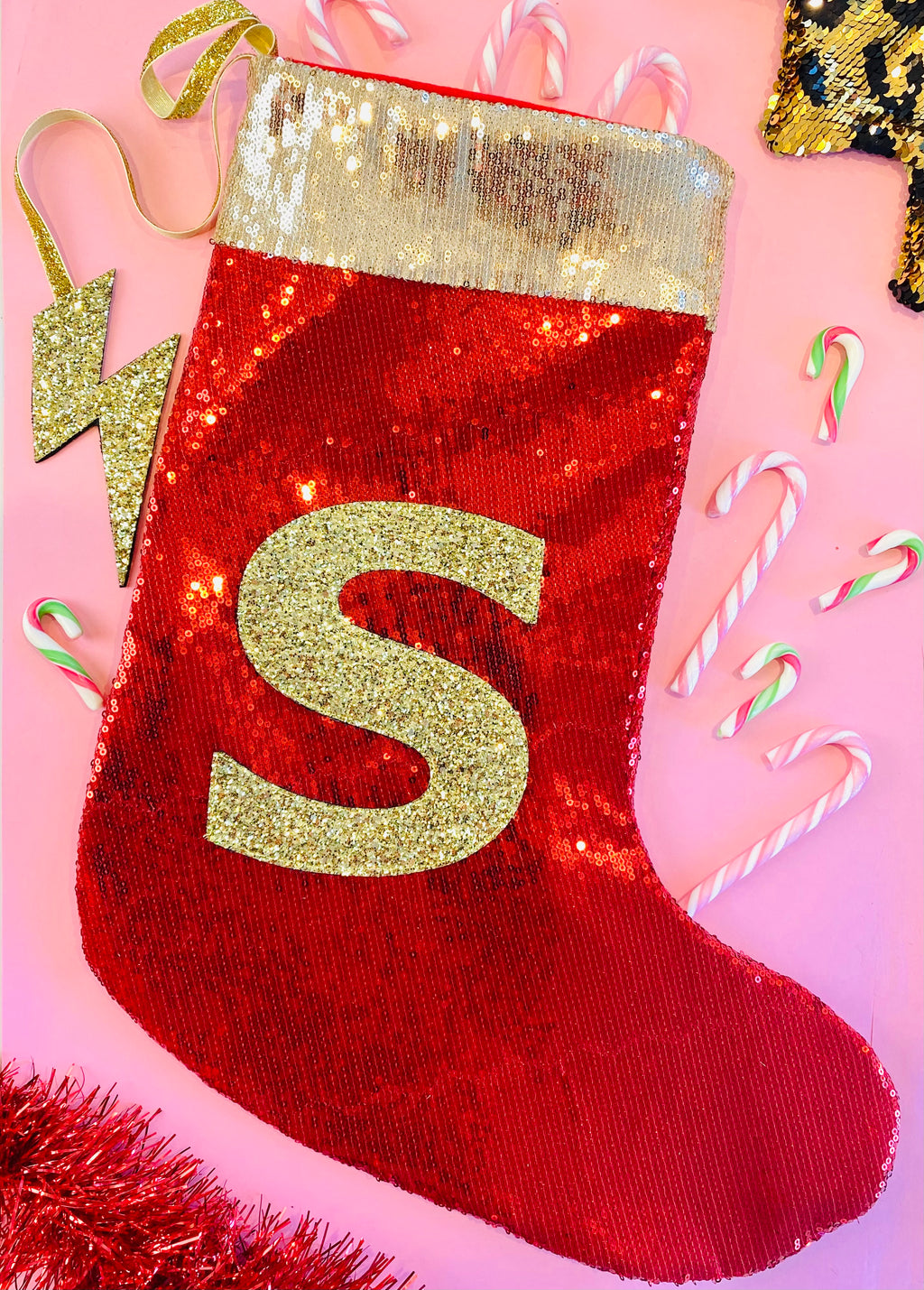 Personalised Christmas Sequin Stocking
