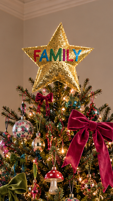 The Family Star WORD FAMILY IN RAINBOW