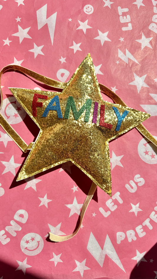 The Family Star WORD FAMILY IN RAINBOW
