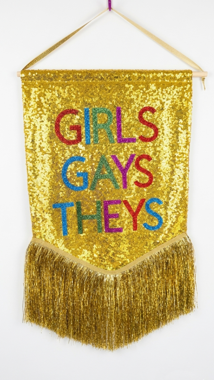 GIRLS, GAYS, THEYS Banner