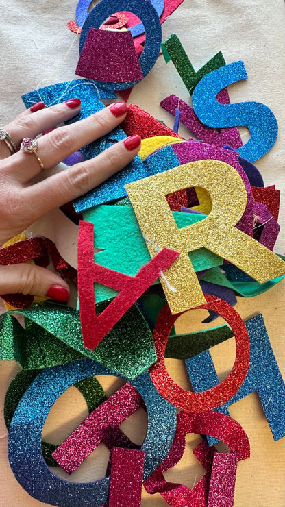 MYSTERY BAG OF PRE CUT LETTERS- PERFECT FOR CRAFT/ART