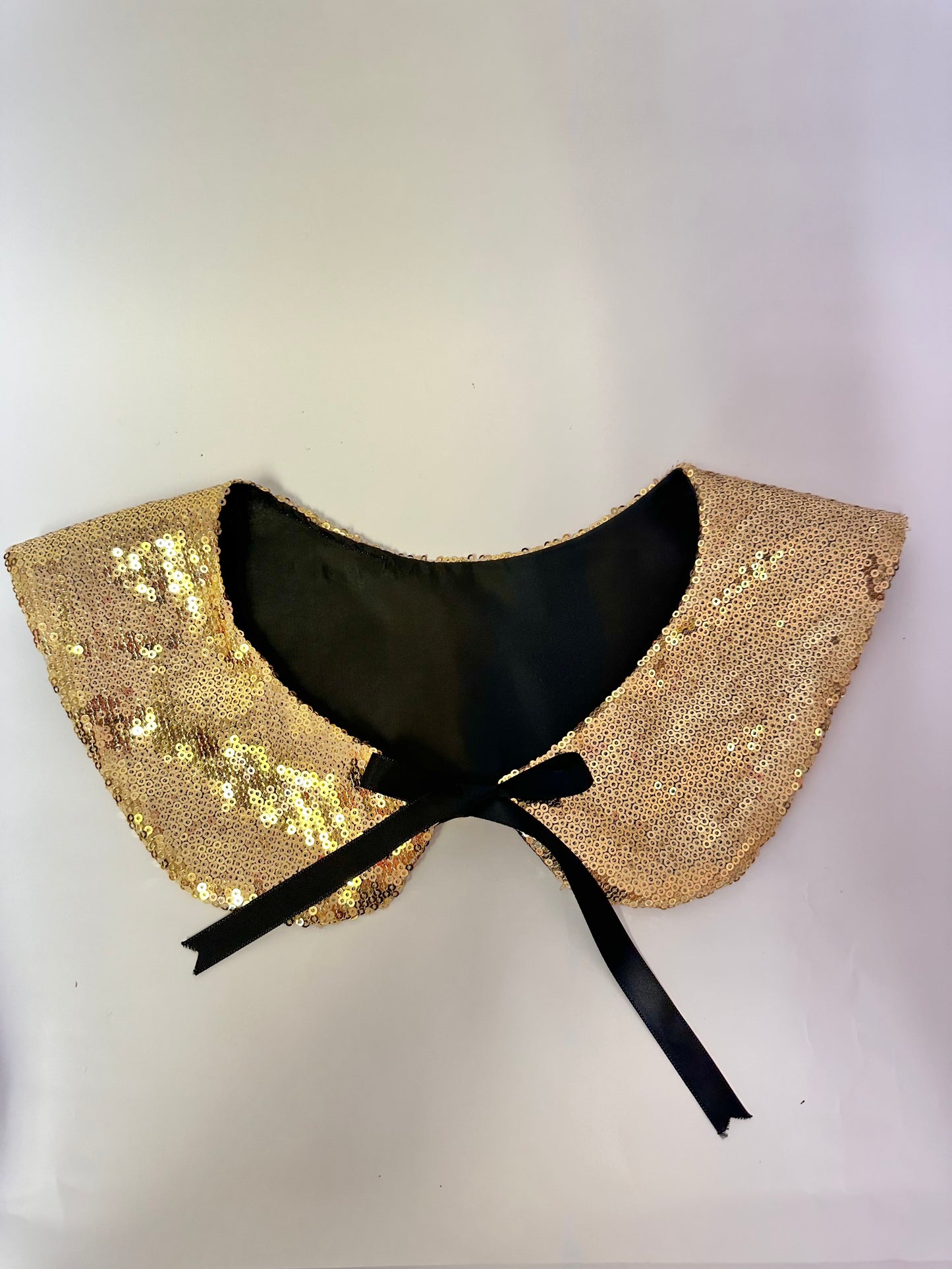 Sequin Peter Pan Collar