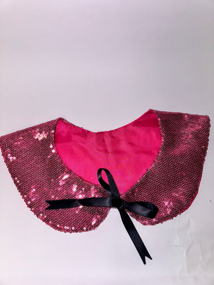 Sequin Peter Pan Collar