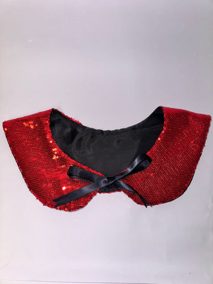 Sequin Peter Pan Collar