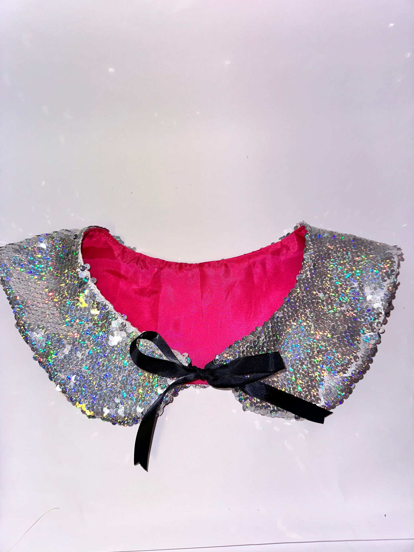 Sequin Peter Pan Collar