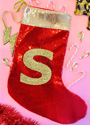 Personalised Christmas Sequin Stocking