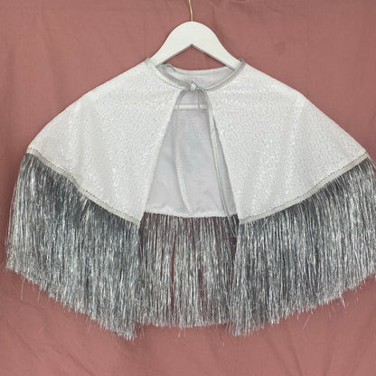 The Gretna Sequin & Glitter Bride Cape