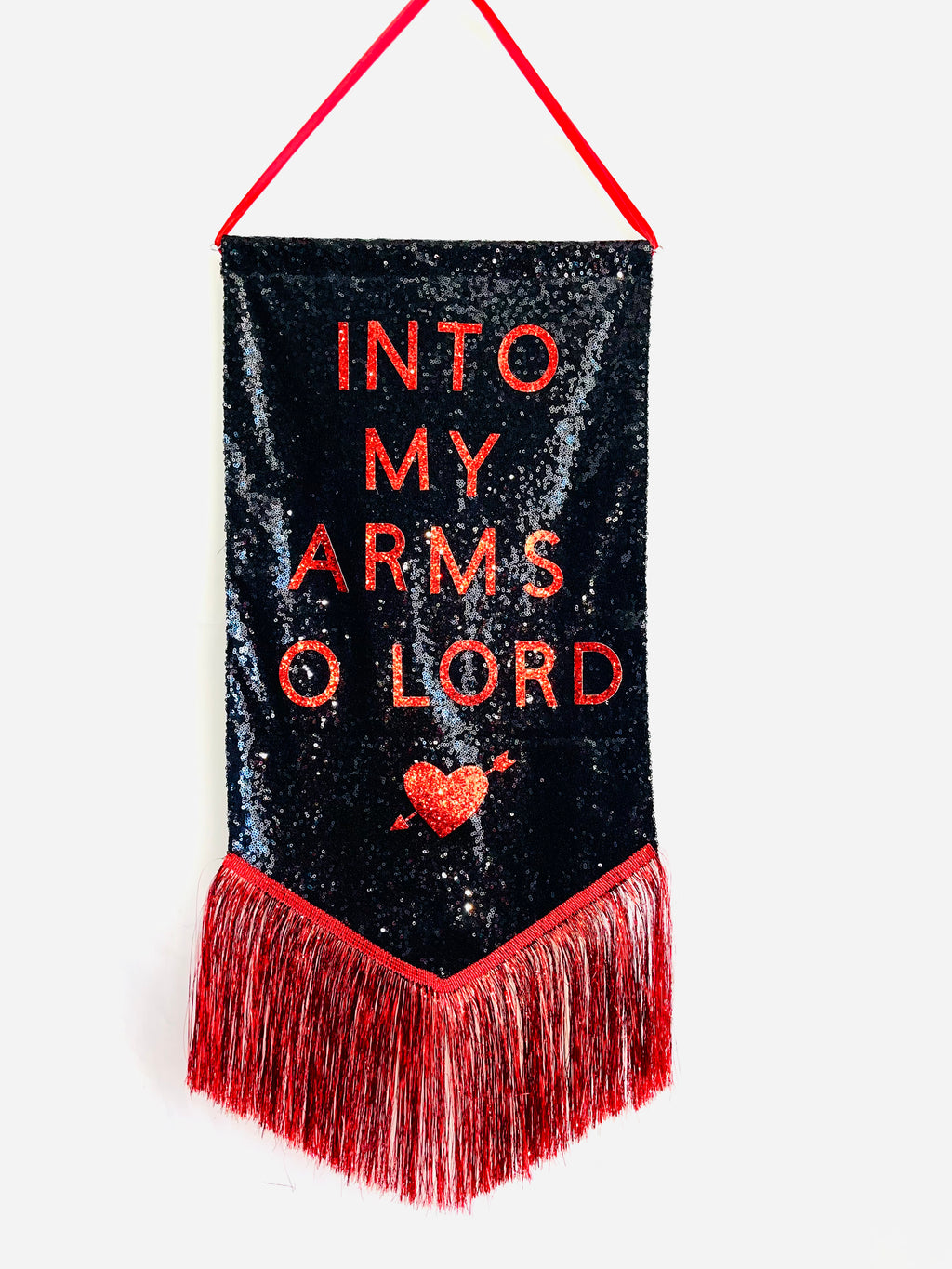 INTO MY ARMS, O LORD - MIDI SIZE BANNER